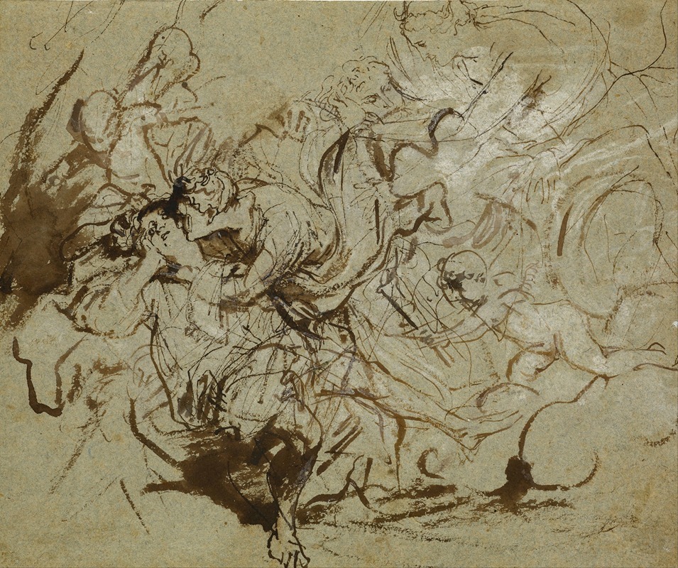 Diana and Endymion by Антоний ван Дейк, 1600-1641 — digital art print download