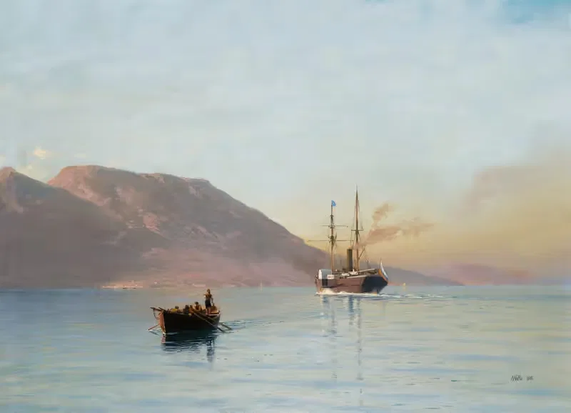 The Bay Of Feodosia — Lev Felixovich Lagorio