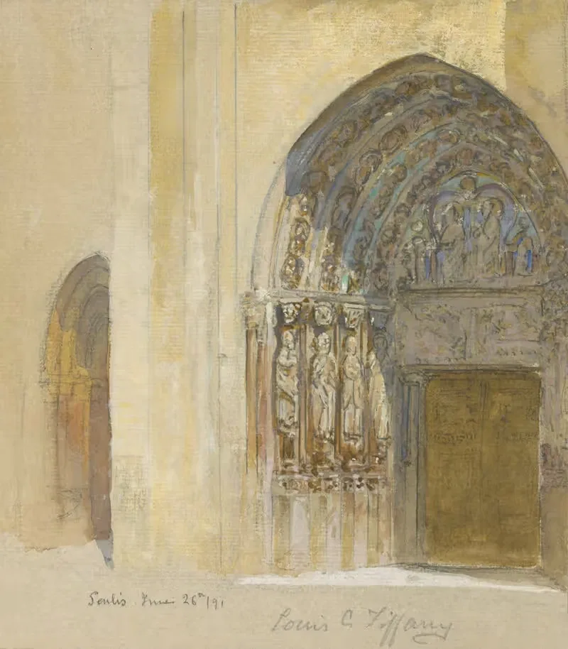 Сенлис, 26 июня 91 by Луис Комфорт Тиффани, 1891 — digital art print download