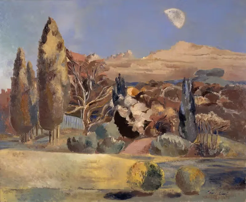 Landscape of the Moon's First Quarter — Paul Nash
