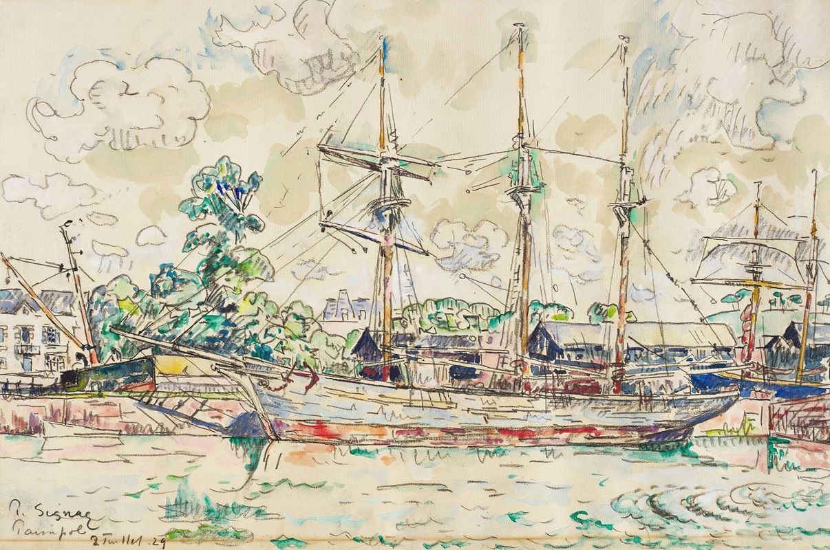 Паймполь by Поль Синьяк, 1929 — digital art print download