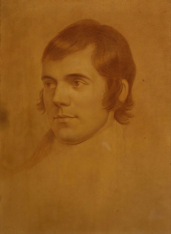 Robert Burns, 1759 – 1796. Poet by Арчибальд Скирвинг, 1796 — digital art print download
