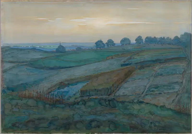 Пейзаж рядом с Арнемом by Пит Мондриан, 1900–1901 — digital art print download