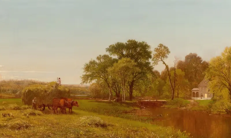 The Hay Wain, Granby, Connecticut — Aaron Draper Shattuck