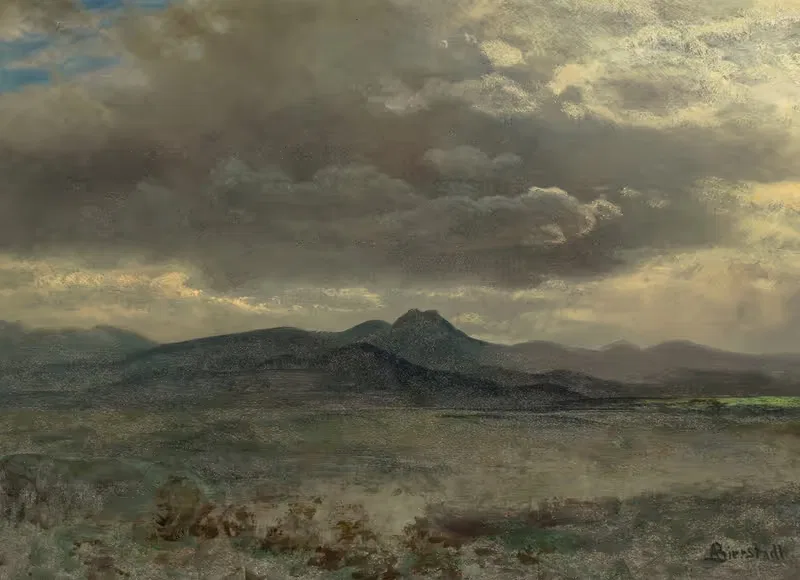 Изучение облаков в Сан-Франциско by Альберт Бирштадт, 1873 — digital art print download