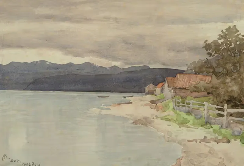 Utvik, Not a Fjord, Norwegian Trip — Arthur Rackham
