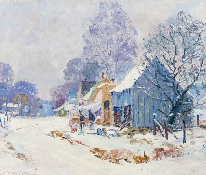 Brown County Homestead in Winter — Edward K. Williams