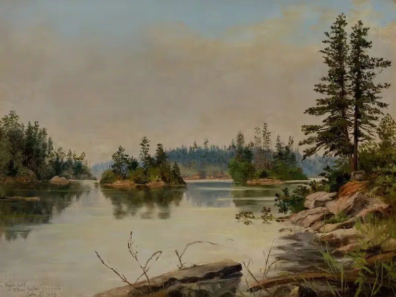 From Bare Island, Stony Lake, Ontario — Edward Roper