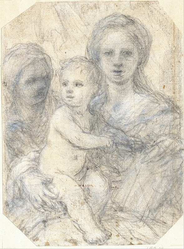 Madonna and Child by Elisabetta Sirani — digital art print download