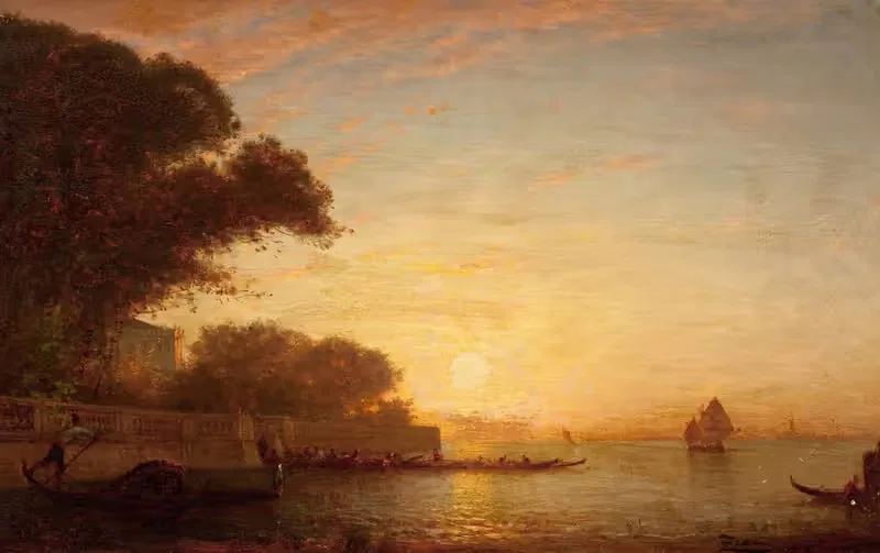 Venetian Scene by Félix Ziem — digital art print download
