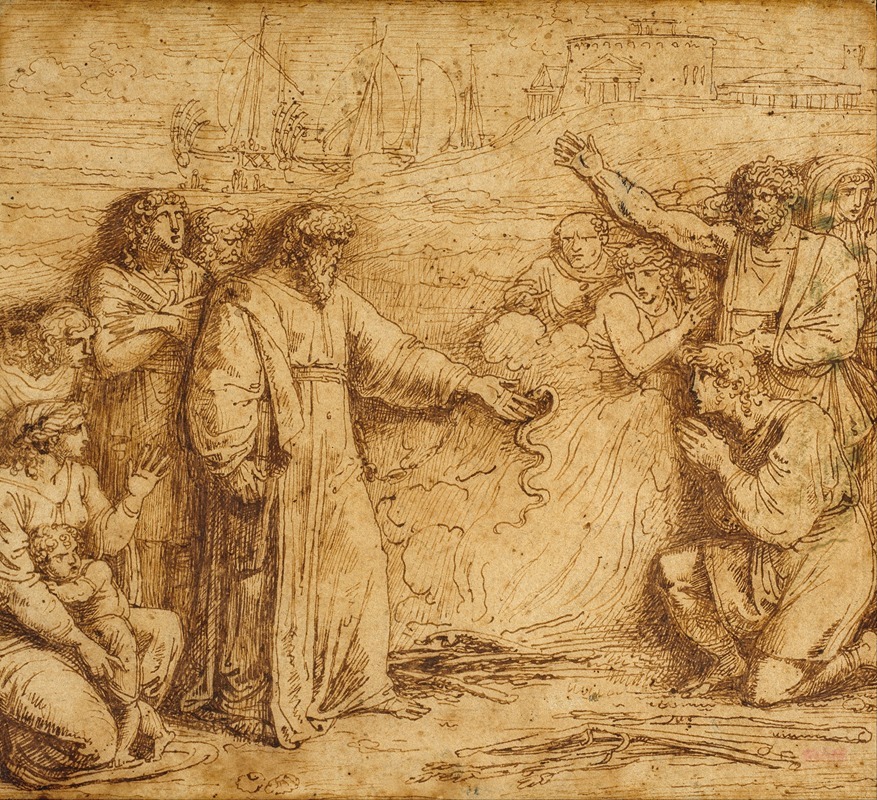 Miracle of Saint Paul by Felice Giani — digital art print download