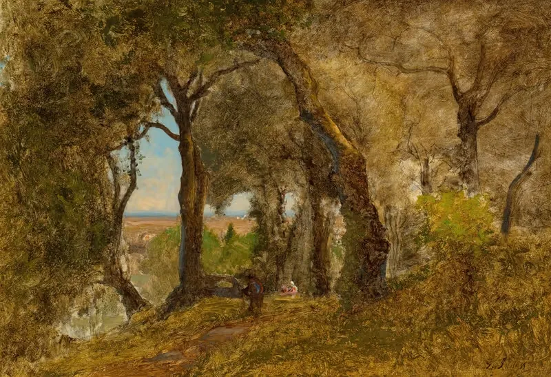 Olives, Albano, Italy — George Inness