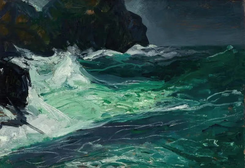 Штормовое море by Джордж Уэсли Беллоуз, 1913 — digital art print download