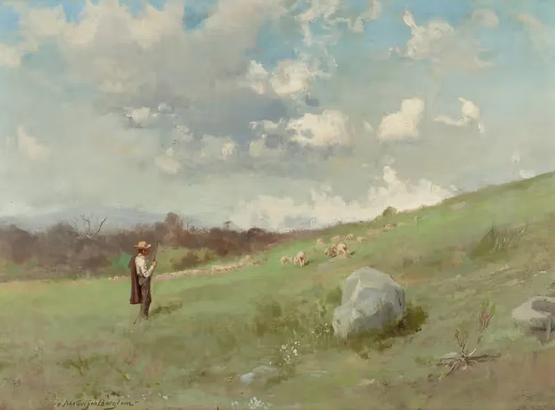 In the California Hills — Gutzon Borglum