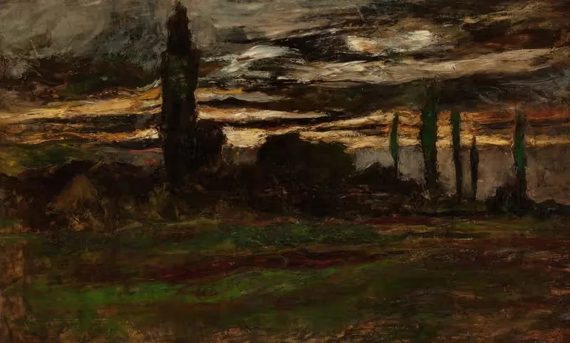 Nocturnal Landscape by Joseph Frank Currier — digital art print download