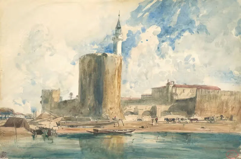 La Tour de Constance à Aigues-Mortes — Paul Huet