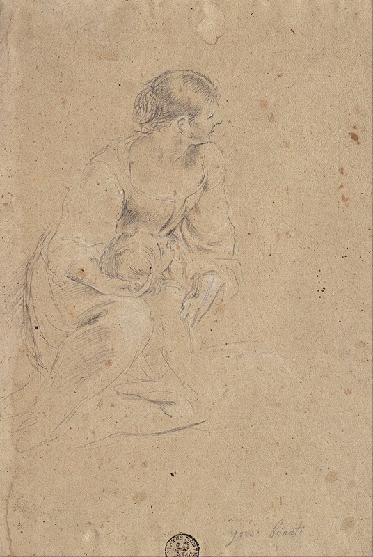 Study of a Female Figure — Giovanni Bonatti