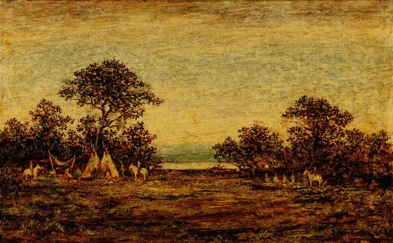 Indian Encampment by Ralph Albert Blakelock — digital art print download