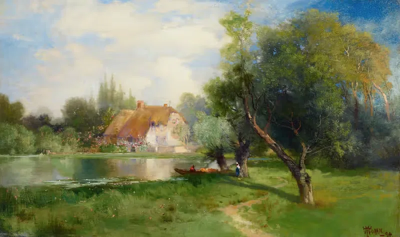 Near East Hampton, Long Island — Thomas Moran