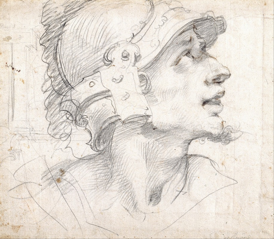Head of Tullius Hostilius by Giuseppe Cesari, 1597 — digital art print download