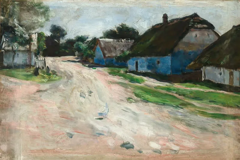 Дорога в Броновице by Александр Гиерминьский, 1894-1895 — digital art print download