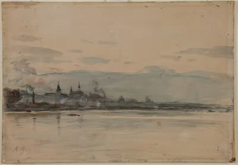 The Vistula near Warsaw — Aleksander Gierymski