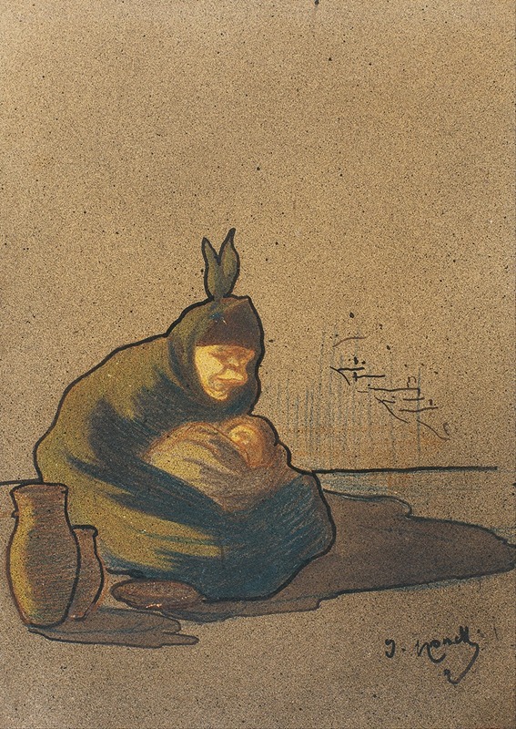 Female Cretin in Boí — Isidre Nonell
