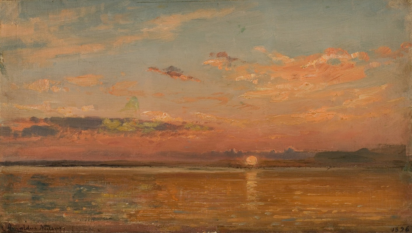 Сентябрь by Амальдус Нильсен, 1896 — digital art print download
