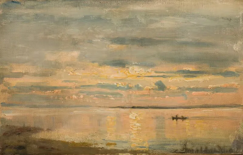 Летний вечер, Хвалер by Амальдус Нильсен, 1898 — digital art print download