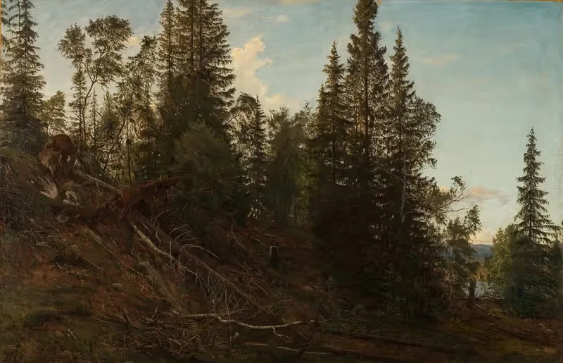 Вингерашея, Телемарк by Амальдус Нильсен, 1866 — digital art print download