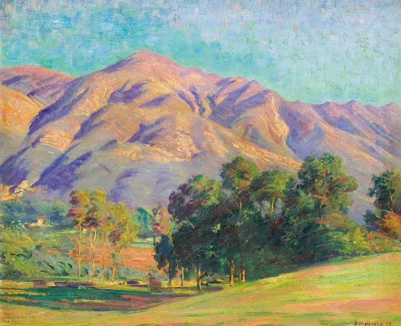 Калифорнийский пейзаж by Артур Мертон Хазард, 1923 — digital art print download