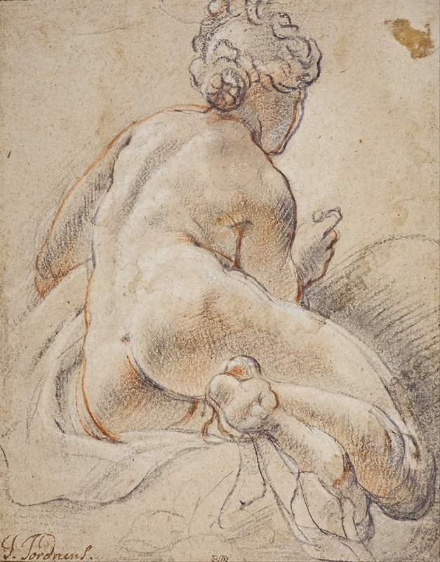 Female Nude, Seen from the Back — Якоб Йордаанс