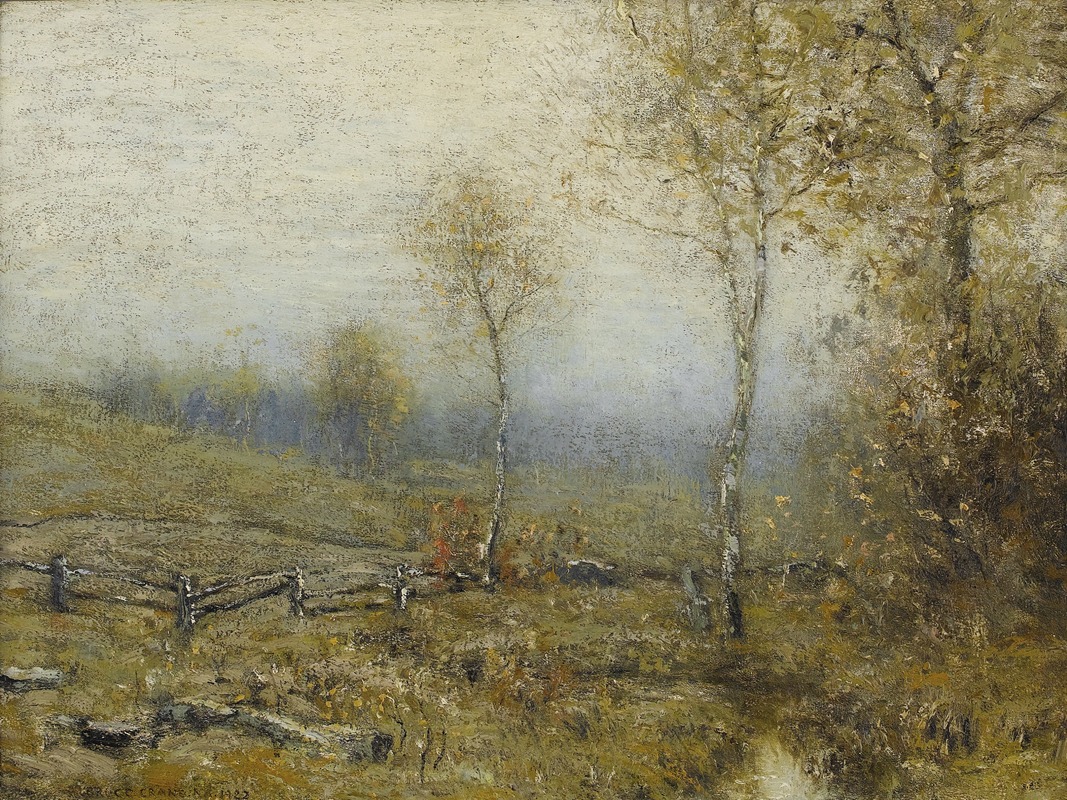 Зимний пейзаж by Брус Крейн, 1922 — digital art print download
