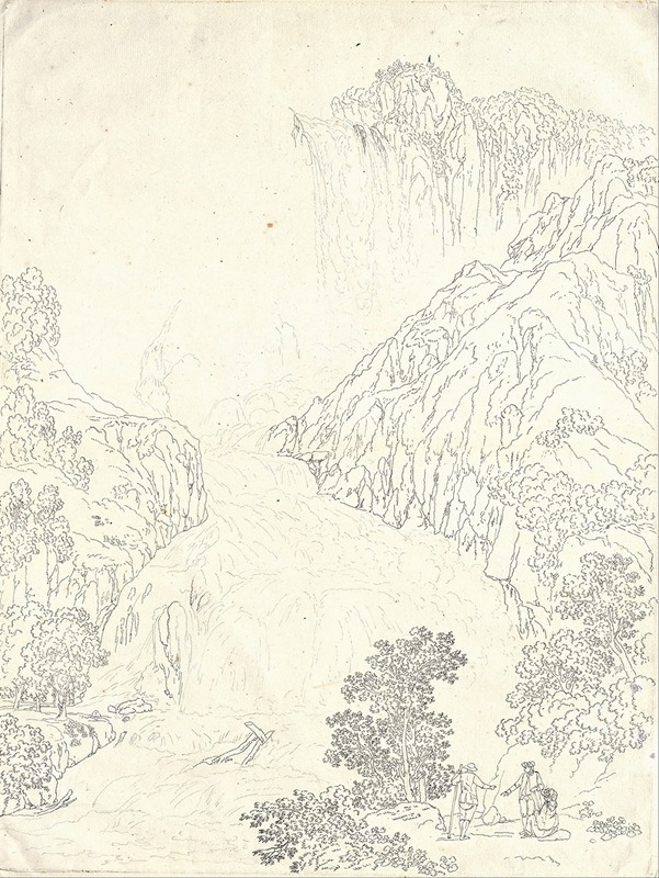 The Cascata delle Marmore at Terni — Jacob Philipp Hackert