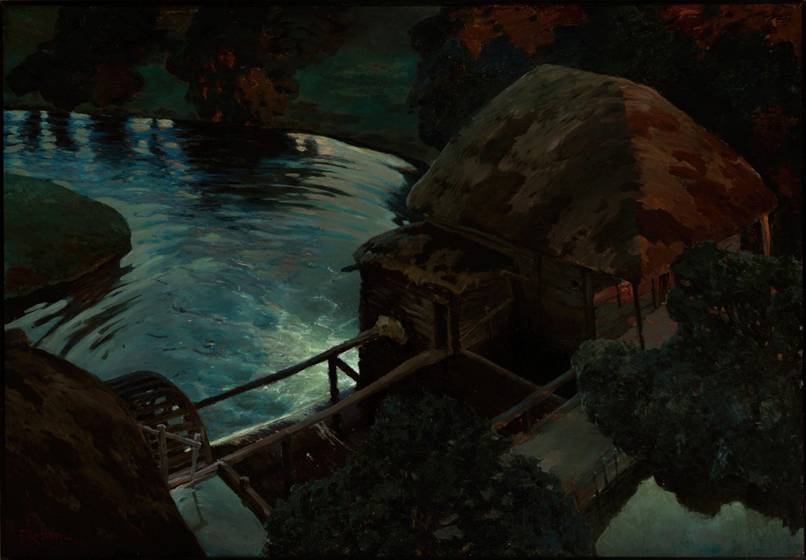 Mill by Ferdynand Ruszczyc, 1898 — digital art print download