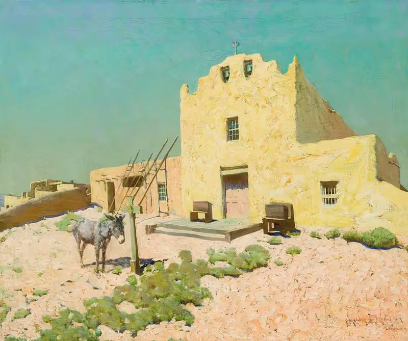 Пueblo Лагуна by Фредерик Мелвилл Дю Монд, 1906 — digital art print download