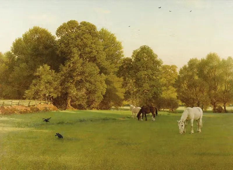 День отдыха, Уоллингфорд by Джордж Данлоп Лесли, 1897 — digital art print download
