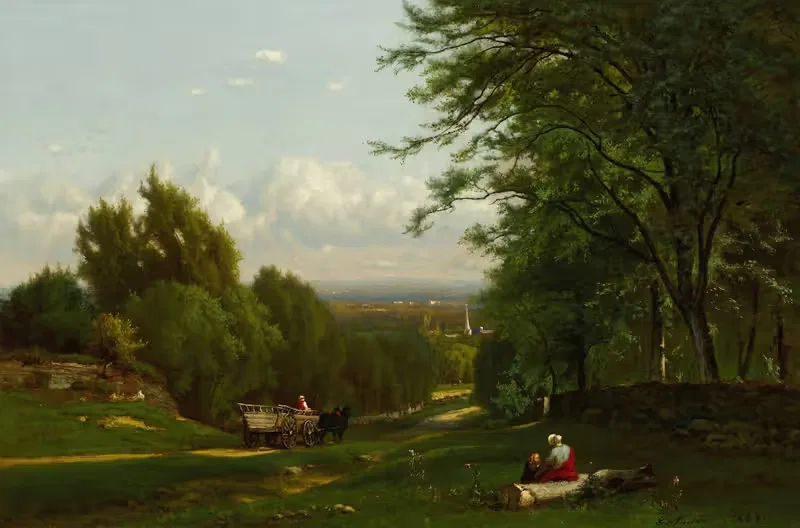 Near Leeds, New York — George Inness