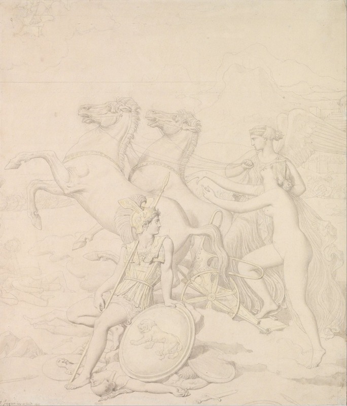 Venus Hurt by Diomedes — Jean Auguste Dominique Ingres