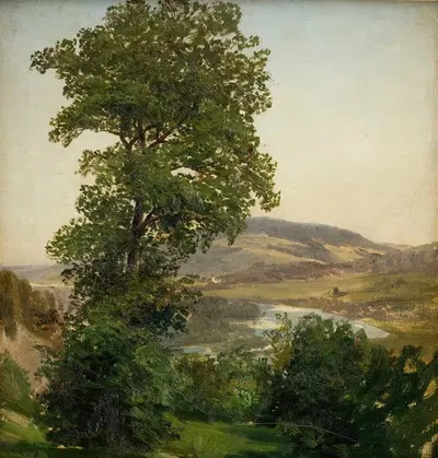 С берегов реки Днестр by Генрик Грабиньский, 1879 — digital art print download