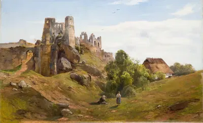 Руины Оджжиконя by Генрик Грабиньский, 1880 — digital art print download
