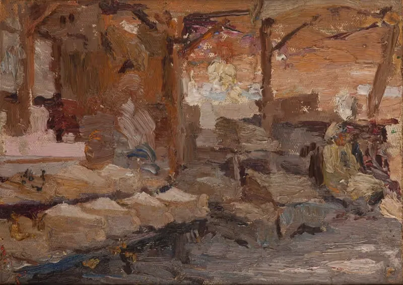 Бурса (Рынок розового мыла) by Ян Чянглиньский, 1910 — digital art print download