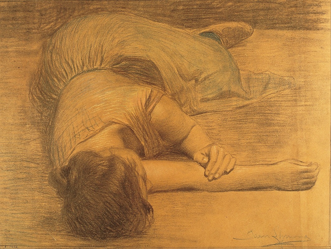 Woman Lying Down by Жоан Ллимона — digital art print download