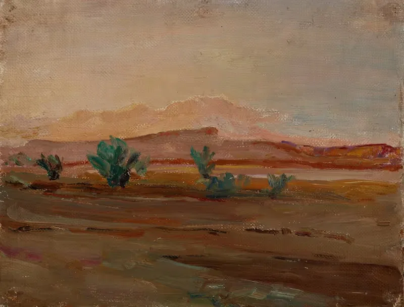 Сахара (Пустыня после дождя) by Ян Чянглиньский, 1909 — digital art print download