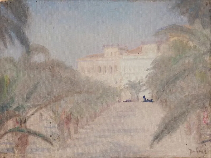 Spain (Alicante) by Jan Ciągliński, 1899 — digital art print download