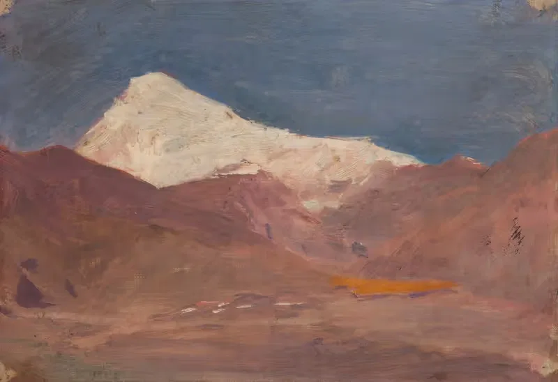 Кавказ (гора Казбек) by Ян Чянглиньский, 1890 — digital art print download
