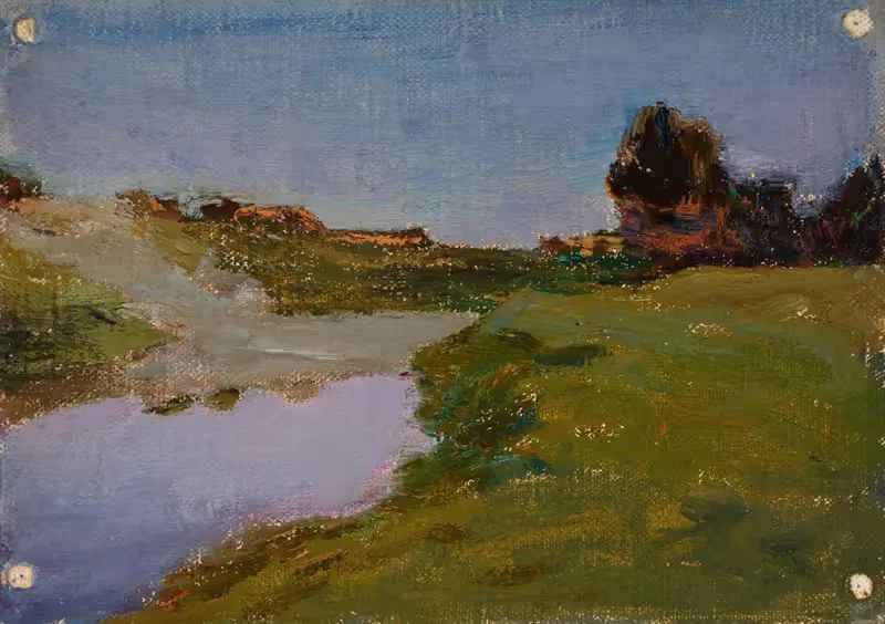 Белая ночь (река Ушаковка) by Ян Чянглиньский, 1911 — digital art print download