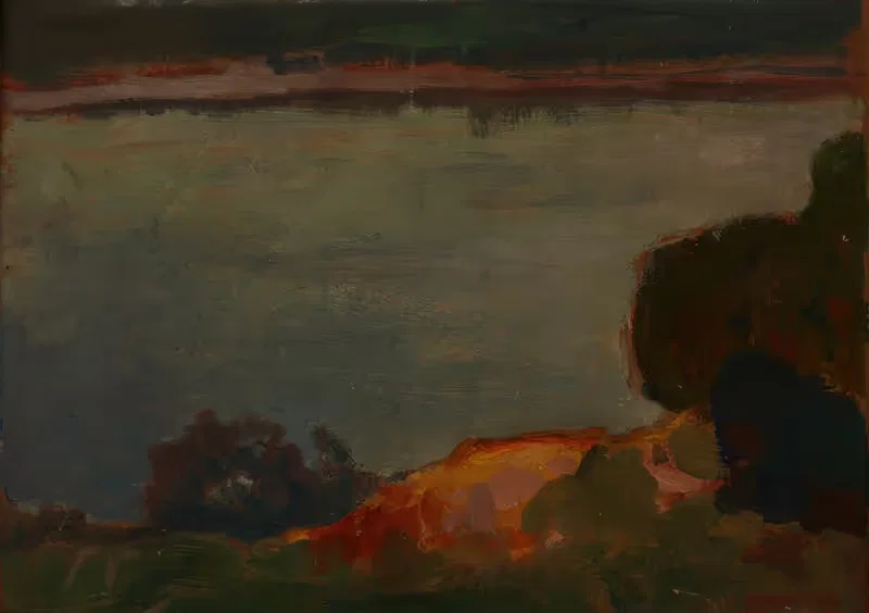 Вечер у реки Днепр by Ян Станиславский, 1905 — digital art print download