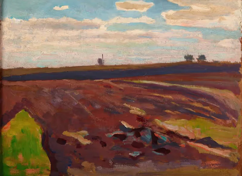 Пашня весной by Ян Станиславский, 1903 — digital art print download