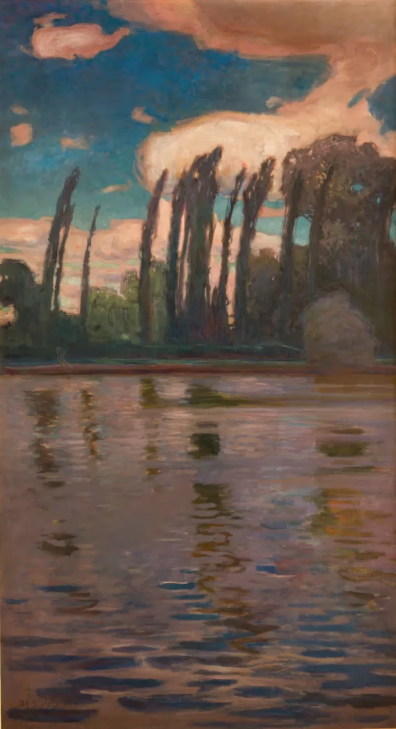 Тополя на воде by Ян Станиславский, 1900 — digital art print download